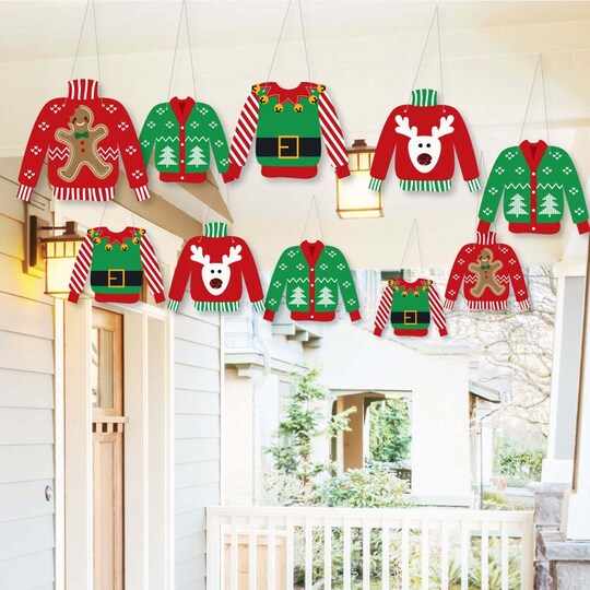 Ugly christmas sweater party decorations hotsell